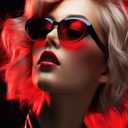 mulher de oculos